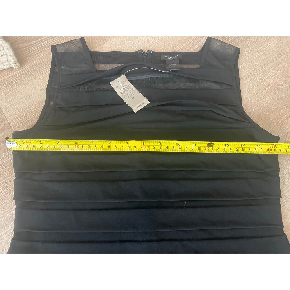 Ann Taylor Women Size 6 Black Dress Sleeveless Lined Sophisticated NEW - Picture 5 of 7